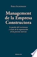 libro Management De La Empresa Constructora